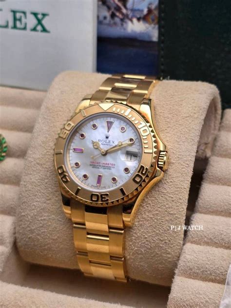 rolex yacht master 35mm gold